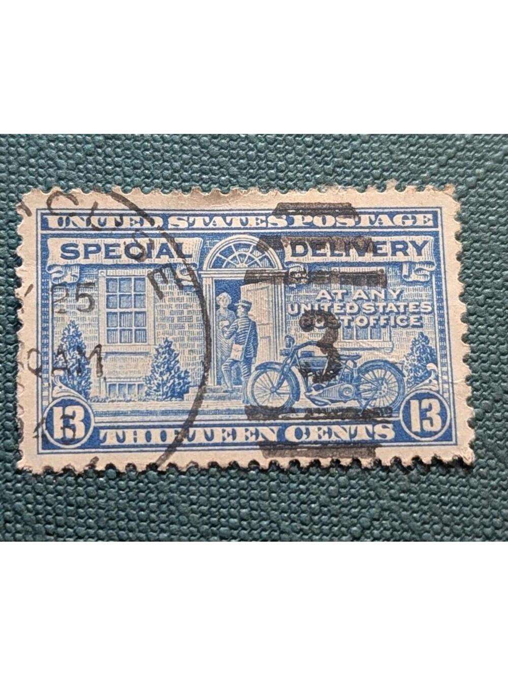 SCOTTT #E17 US STAMP 1944 13c SPECIAL DELIVERY USED STAMP